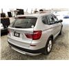 Image 15 : 2013 BMW X3, SILVER, 169764 KMS, ALL WHEEL DRIVE. - DA24880