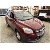 Image 10 : 2016 CHEVY TRAX, RED, 127463 KMS, ALL WHEEL DRIVE. - D194412
