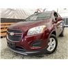 Image 1 : 2016 CHEVY TRAX, RED, 127463 KMS, ALL WHEEL DRIVE. - D194412