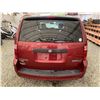 Image 18 : 2010 DODGE GRAND CARAVAN, RED, 138788 KMS, FRONT WHEEL DRIVE. - D487793