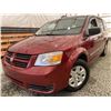 Image 1 : 2010 DODGE GRAND CARAVAN, RED, 138788 KMS, FRONT WHEEL DRIVE. - D487793