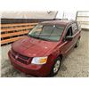 Image 4 : 2010 DODGE GRAND CARAVAN, RED, 138788 KMS, FRONT WHEEL DRIVE. - D487793