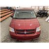 Image 7 : 2010 DODGE GRAND CARAVAN, RED, 138788 KMS, FRONT WHEEL DRIVE. - D487793