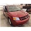 Image 9 : 2010 DODGE GRAND CARAVAN, RED, 138788 KMS, FRONT WHEEL DRIVE. - D487793