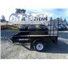 Image 2 : 2025 WEBERLANE UTILITY TRAILER, BLACK, 0 KMS, BANK REPO. - D085679