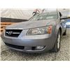 Image 2 : 2008 HYUNDAI SONATA, GREY, 185512 KMS, FRONT WHEEL DRIVE. - D323063