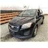 Image 3 : 2016 CHEVROLET TRAX, BLACK, 176257 KMS, FRONT WHEEL DRIVE. - D147456