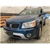 Image 2 : 2006 PONTIAC TORRENT, GREEN, 195084 KMS, FRONT WHEEL DRIVE. - D142989