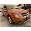 Image 8 : 2011 DODGE JOURNEY, ORANGE, 211914 KMS, ALL WHEEL DRIVE. - B570884