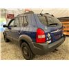 Image 19 : 2007 HYUNDAI TUCSON, BLUE, 332529 KMS, ALL WHEEL DRIVE. - B569194