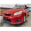 Image 2 : 2009 TOYOTA MATRIX, RED, 216476 KMS, FOUR WHEEL DRIVE. - D003628