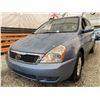 Image 2 : 2011 KIA SEDONA, BLUE, 144614 KMS, FRONT WHEEL DRIVE. - D428262