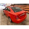 Image 52 : 2013 CHEVY SONIC, ORANGE, 182774 KMS, FRONT WHEEL DRIVE. - D128080