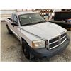 Image 10 : 2006 DODGE DAKOTA, WHITE, 205823 KMS, 4X4. - D563018