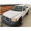 Image 4 : 2006 DODGE DAKOTA, WHITE, 205823 KMS, 4X4. - D563018