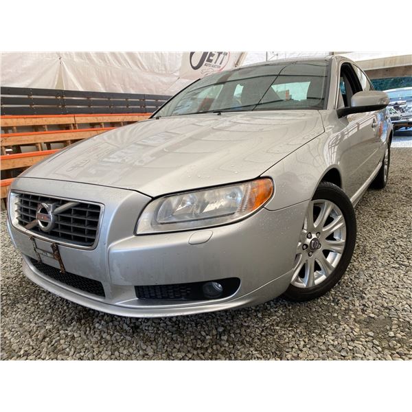 2010 VOLVO S80, SILVER, 376773 KMS, FRONT WHEEL DRIVE. - D126403