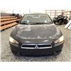 Image 6 : 2008 MITSUBISHI LANCER ES, BLACK, 329781 KMS, FRONT WHEEL DRIVE. - D602423