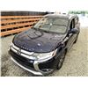 Image 4 : 2017 MITSUBISHI OUTLANDER BLUE, 167487 KMS, FOUR WHEEL DRIVE. - D612165
