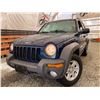 Image 1 : 2004 JEEP LIBERTY, BLUE, 206950 KMS, FOUR WHEEL DRIVE. - B124079