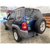 Image 20 : 2004 JEEP LIBERTY, BLUE, 206950 KMS, FOUR WHEEL DRIVE. - B124079