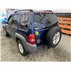 Image 21 : 2004 JEEP LIBERTY, BLUE, 206950 KMS, FOUR WHEEL DRIVE. - B124079