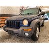 Image 2 : 2004 JEEP LIBERTY, BLUE, 206950 KMS, FOUR WHEEL DRIVE. - B124079