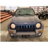 Image 6 : 2004 JEEP LIBERTY, BLUE, 206950 KMS, FOUR WHEEL DRIVE. - B124079
