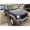 Image 9 : 2004 JEEP LIBERTY, BLUE, 206950 KMS, FOUR WHEEL DRIVE. - B124079