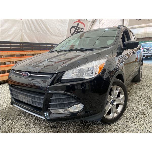 2014 FORD ESCAPE, BLACK, 181113 KMS, FOUR WHEEL DRIVE. - DD53513