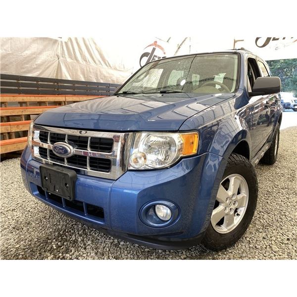 2009 FORD ESCAPE, BLUE, 210781 KMS, FRONT WHEEL DRIVE. - DC09810