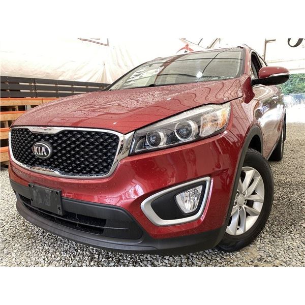 2017 KIA SORENTO, RED, 171817 KMS, 4X4. - D329790