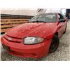 Image 1 : 2004 CHEVY CAVALIER, RED, 260998 KMS, FRONT WHEEL DRIVE. - B124542