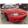 Image 8 : 2004 CHEVY CAVALIER, RED, 260998 KMS, FRONT WHEEL DRIVE. - B124542