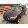 Image 4 : 2008 HYUNDAI SANTE FE, BLUE, 240847 KMS, ALL WHEEL DRIVE. - B169692