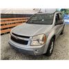 Image 3 : 2006 CHEVY EQUINOX, SILVER, 247694 KMS, FRONT WHEEL DRIVE. - B047413