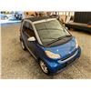 Image 10 : 2008 SMART FORTWO, BLUE, 134532 KMS, REAR WHEEL DRIVE. - D179894
