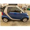 Image 12 : 2008 SMART FORTWO, BLUE, 134532 KMS, REAR WHEEL DRIVE. - D179894
