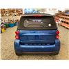 Image 18 : 2008 SMART FORTWO, BLUE, 134532 KMS, REAR WHEEL DRIVE. - D179894