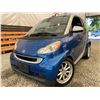 Image 1 : 2008 SMART FORTWO, BLUE, 134532 KMS, REAR WHEEL DRIVE. - D179894