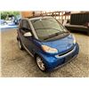 Image 9 : 2008 SMART FORTWO, BLUE, 134532 KMS, REAR WHEEL DRIVE. - D179894