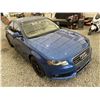 Image 10 : 2009 AUDI A4, BLUE, 212677 KMS, ALL WHEEL DRIVE. - B095984