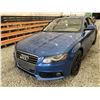 Image 3 : 2009 AUDI A4, BLUE, 212677 KMS, ALL WHEEL DRIVE. - B095984