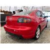 Image 14 : 2005 MAZDA 3, RED, 266026 KMS, FRONT WHEEL DRIVE. NO RESERVE. - D347204