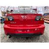 Image 17 : 2005 MAZDA 3, RED, 266026 KMS, FRONT WHEEL DRIVE. NO RESERVE. - D347204