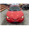 Image 7 : 2005 MAZDA 3, RED, 266026 KMS, FRONT WHEEL DRIVE. NO RESERVE. - D347204