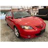 Image 9 : 2005 MAZDA 3, RED, 266026 KMS, FRONT WHEEL DRIVE. NO RESERVE. - D347204
