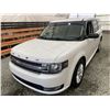 Image 3 : 2015 FORD FLEX, WHITE, 150034 KMS, FRONT WHEEL DRIVE. - DA08580