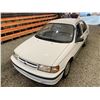 Image 4 : 1994 TOYOTA TERCEL, WHITE, 117502 KMS, FRONT WHEEL DRIVE. - B440783