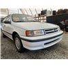 Image 8 : 1994 TOYOTA TERCEL, WHITE, 117502 KMS, FRONT WHEEL DRIVE. - B440783