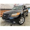 Image 1 : 2009 HYUNDAI SANTE FE, BLACK, 300884 KMS, FRONT WHEEL DRIVE. NO RESERVE. - P258045